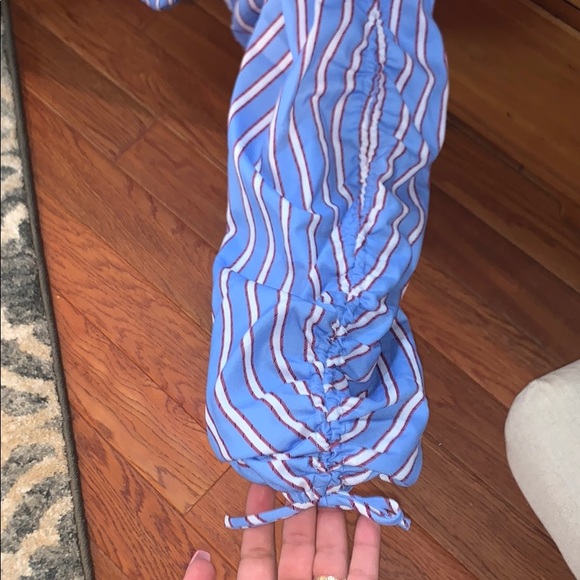 Vintage Savannah Cropped off the shoulder blouse - Picture 2 of 4